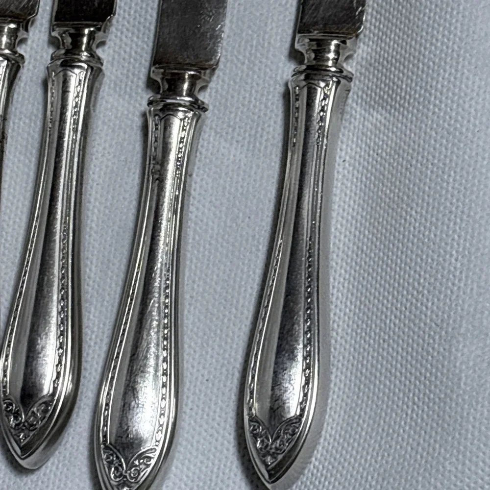 Oneida Community Silverplate 1910 Fruit Grapefruit Knives Knife Set 6